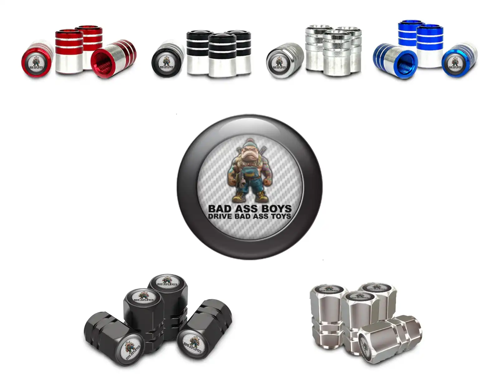 Valve Stem Covers for Car Reg Fit